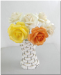 Full Open Wooden Roses